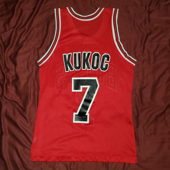 Vintage Toni Kukoc Chicago Bulls Red Jersey - Picture 2 of 9